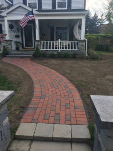 Beautiful walkway by Aaaron of Landscape solutions. Rochester NY.